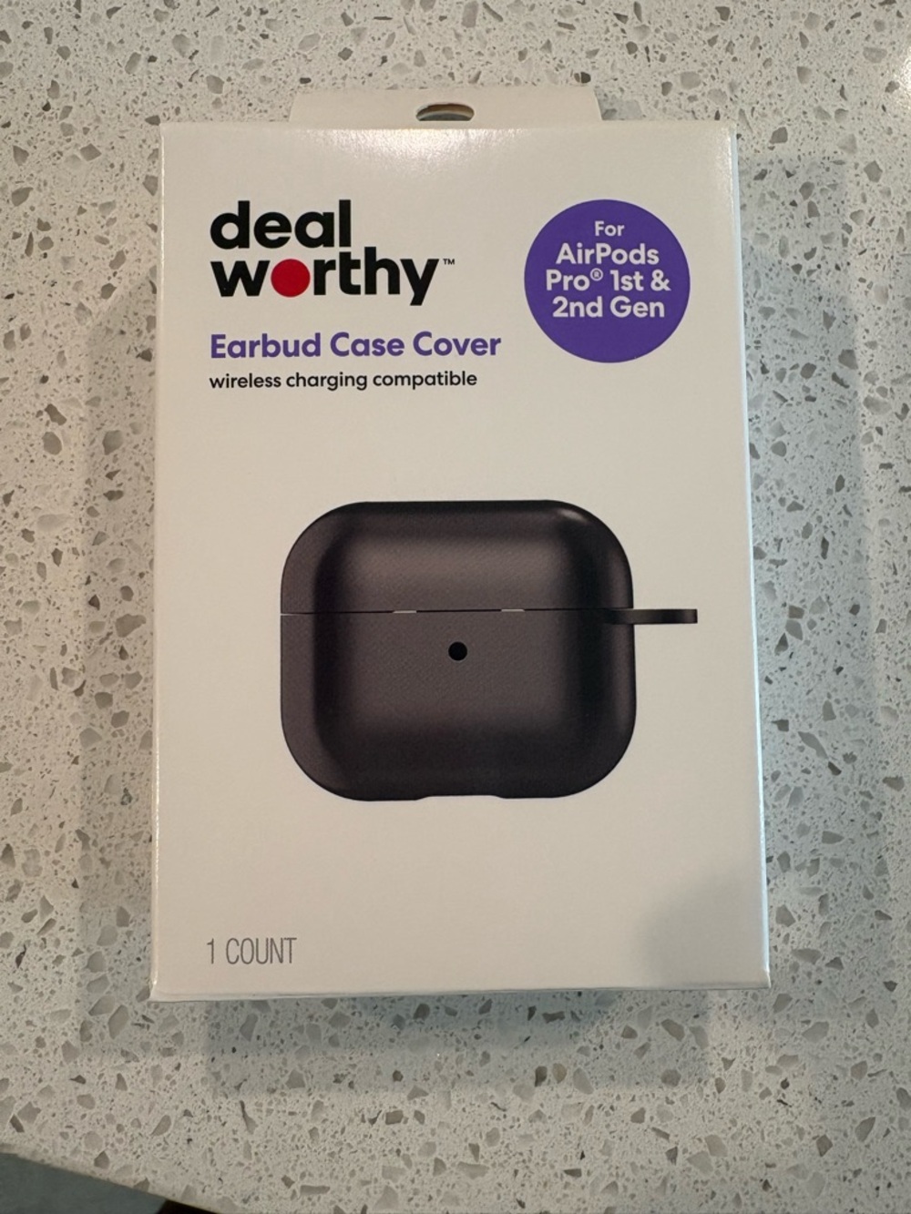 Dealworthy AirPods Pro Earbud Case Cover - Black - Picture 1 of 2